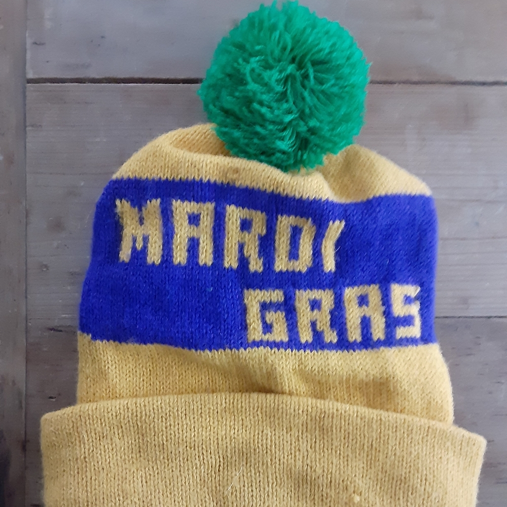 VTG 70's-80's Mardi Gras Toboggan from New Orleans